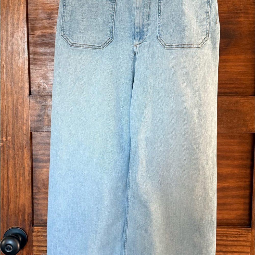 The Colette Crop High-Rise Wide-Leg Jeans by Maeve - Picture 2 of 3